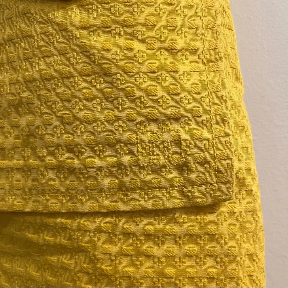 MARC By Marc Jacobs Yellow Belted Skirt - Picture 4 of 5